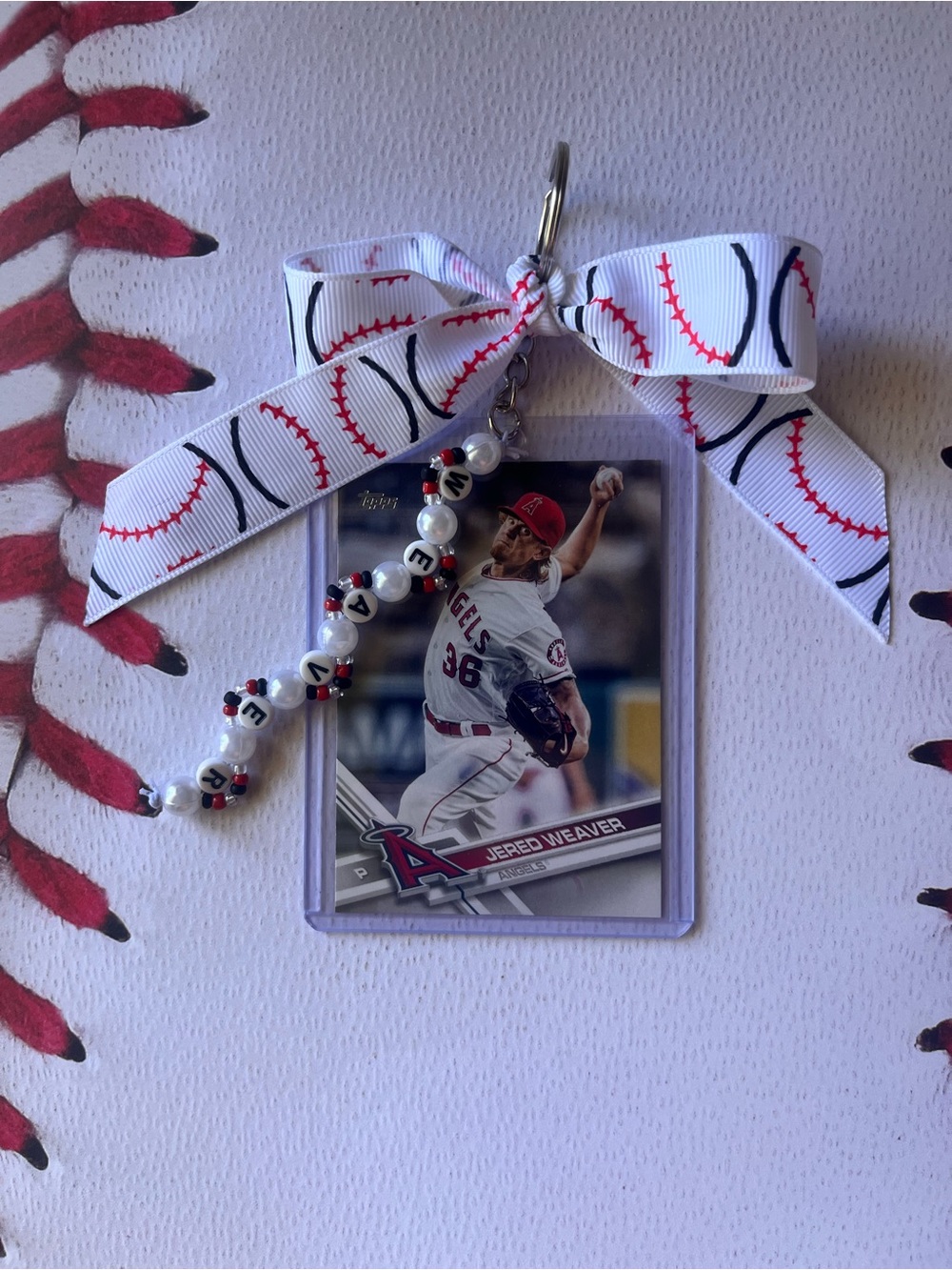 Jered Weaver keychain